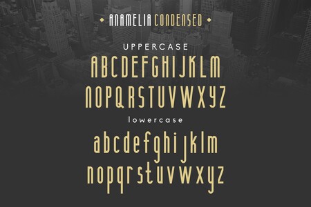 Anamelia Condensed font
